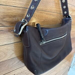 Coach Legacy Brown Leather Shoulder Bag